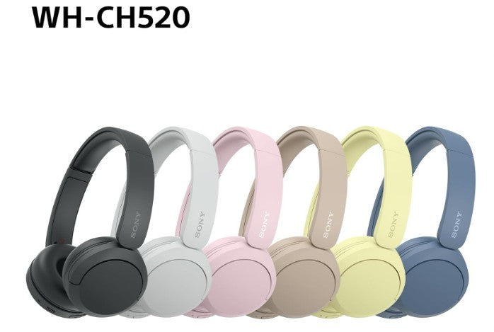 Sony WH-CH520 Wireless Bluetooth On-Ear Headphones,