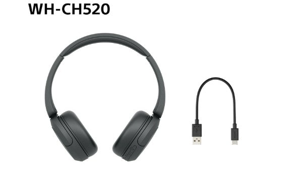 Sony WH-CH520 Wireless Bluetooth On-Ear Headphones,
