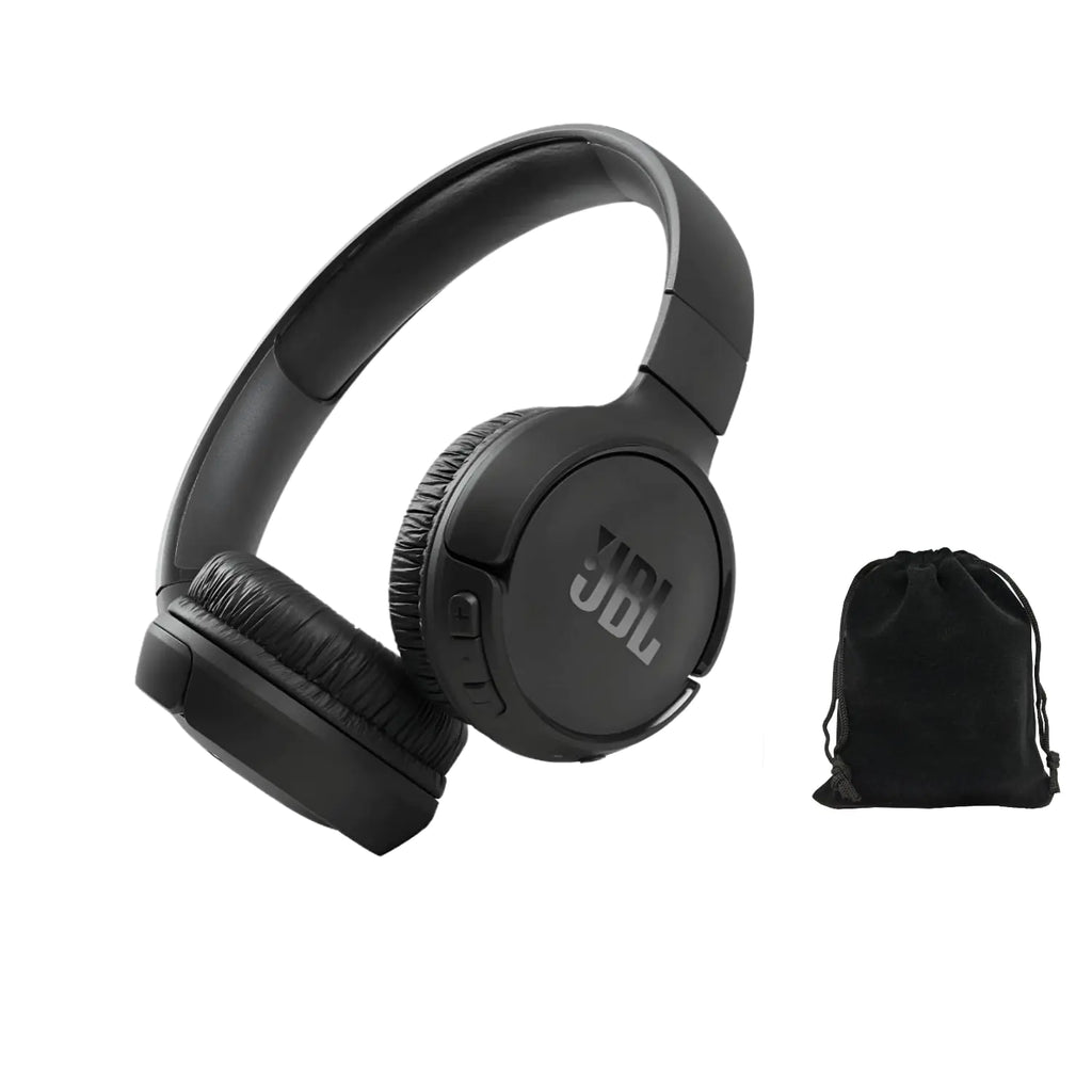 JBL Tune 570BT - Wireless Bluetooth - On-Ear Headphones - Pure Bass Stereo Sound - Black - Includes Storage Pouch