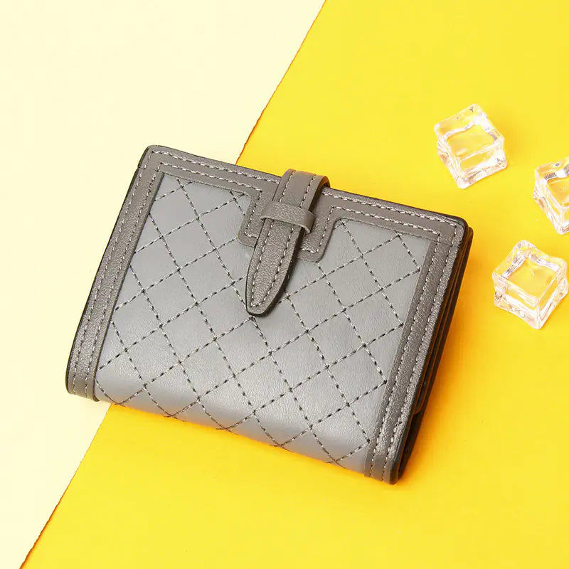 Compact Japanese-Korean Wallet with Card Slots